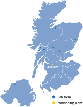 Scottish farms and processing plants