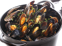 Steamed Mussels